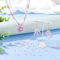 1500шт 5 цвета 12/0 круглых стеклянных бисера&nbsp;SEED-PH0001-73E