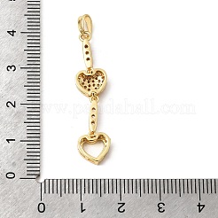 Латунные микро проложить кубического циркония подвески&nbsp;LS-KK-C164-01A-G