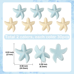 Кабошоны из непрозрачной смолы&nbsp;RESI-SC0036-45