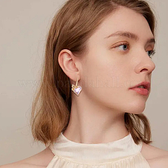 15 пара латунных крючков для сережек KK-SC0006-55