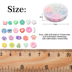 30гр 6 стиля кабошонов из полимерной глины ручной работы&nbsp;CLAY-CJ0001-64