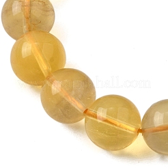 Естественный желтый флюорит бисер нитей&nbsp;G-F799-B03-10mm
