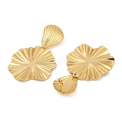 Серьги-гвоздики из нержавеющей стали 304&nbsp;EJEW-S253-12G-1