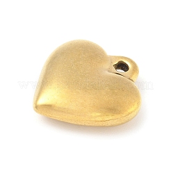 Подвески в форме сердца из нержавеющей стали 304&nbsp;STAS-R162-01G-05