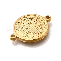 Подвески-крестики в форме медали святого Бенедикта из нержавеющей стали 304&nbsp;X-STAS-C119-12G