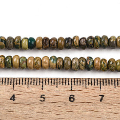 Нити бусин из натурального камня вердит&nbsp;G-T140-72B