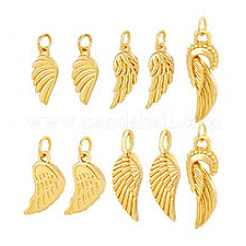 10 шт. 5 стиля латунных подвесок и амулетов&nbsp;KK-PH0013-89