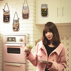 Подвеска из дерева&nbsp;WOOD-WH0140-001