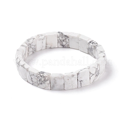 Естественно Howlite стрейч браслеты&nbsp;BJEW-F406-B21