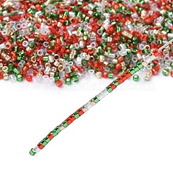 4 цвет Рождество 11/0 стеклянных бисера&nbsp;SEED-X0058-13