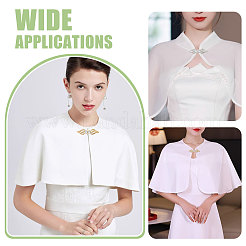 8 пара двухцветных застежек из сплава пластика FIND-CA0010-90B