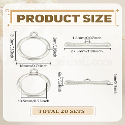 Застежка тоггл из сплава&nbsp;FIND-LP0007-50