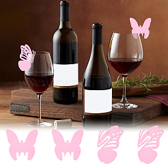 24 шт. 2 стиля акриловых подвесок для бокалов вина&nbsp;AJEW-SC0031-68