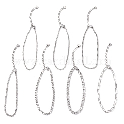 7 шт. 304 нержавеющая сталь цепей Фигаро&nbsp;BJEW-JB12773