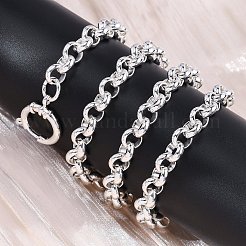 Ожерелья из нержавеющей стали 304 с цепочкой Rolo&nbsp;NJEW-Q013-11S