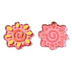 Полупрозрачные акриловые подвески&nbsp;TACR-T021-45B