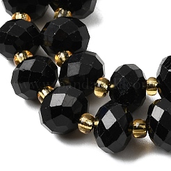 Натуральный черный турмалин бисер нитей&nbsp;G-K380-A06-01