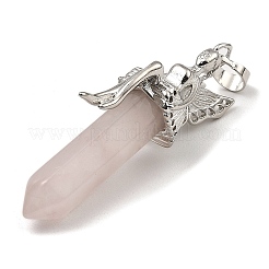 Естественно розового кварца отметил кулоны&nbsp;G-Z033-15P-03