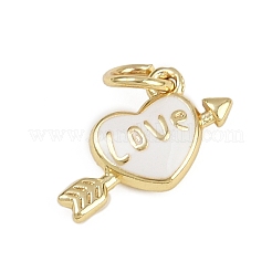 Латунь эмаль подвески&nbsp;KK-D409-01G