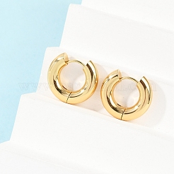 202 серьги-кольца из нержавеющей стали Huggie Hoop&nbsp;LS-EJEW-O087-08C-G