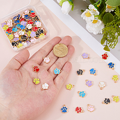 120шт 8 цвета сплава эмаль подвески&nbsp;FIND-FH0017-01