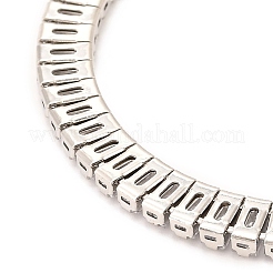 Регулируемые латунные теннисные браслеты с микропаве из кубического циркония&nbsp;BJEW-F416-03P