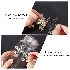 Самоклеящаяся наклейка со стразами и блестками&nbsp;DIY-WH0175-12