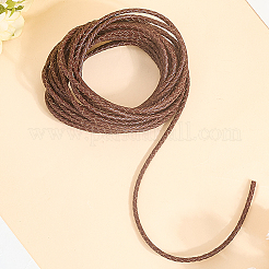 5 ярд плетеного кожаного шнура&nbsp;WL-CL0001-02B
