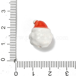 Рождественские фарфоровые бусины ручной работы&nbsp;LS-PORC-L081-01A