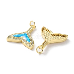 Стойки обшивки латунь микро проложить Циркон подвеску&nbsp;KK-C041-27G