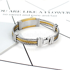 Браслеты из нержавеющей стали 304 для мужчин и женщин&nbsp;FS-WG1A1B6-01