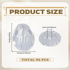 2 нити стеклянные бусины нити&nbsp;GLAA-LP0001-11