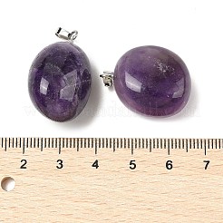 Подвески из натурального аметиста &nbsp;G-A249-04A-02P