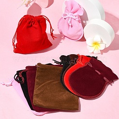 10 шт. 10 стильных бархатных мешочка из тыквы&nbsp;TP-YW0001-03