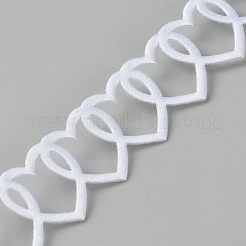 Лента из полиэстера в форме сердца&nbsp;DIY-WH20048-086B