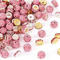 120 шт. 4 вида бусин в виде диско-шара&nbsp;RB-TA0001-16