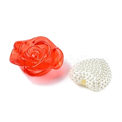 Непрозрачные и прозрачные акриловые бусины&nbsp;MACR-YW0002-01F