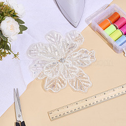 3D полиэстеровая вышивальная нить для пришивания/утюживания нашивок&nbsp;PATC-WH0023-21B