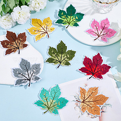 9 шт. лист компьютеризированная вышивка ткань приклеиваемые/пришивные нашивки&nbsp;PATC-WH20006-007