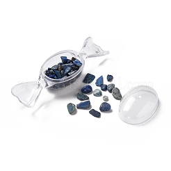 Натуральный чип лазурита украшает&nbsp;DJEW-D004-01F