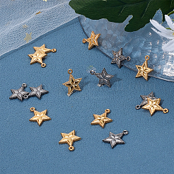 20 шт. 2-х цветные подвески из нержавеющей стали 304&nbsp;FIND-DC0001-13