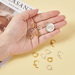 Латунная фурнитура для хооп серег&nbsp;KK-TA0008-03-NF