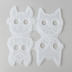 Силиконовые Молды брелок для самообороны животных&nbsp;DIY-P006-25