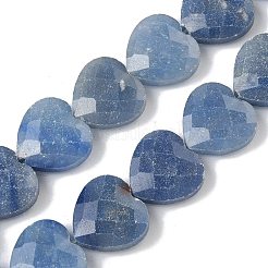 Природные голубые авантюрин бисером пряди&nbsp;G-A309-A13-01