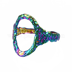 Открытые овальные кольца-манжеты&nbsp;RJEW-N038-001