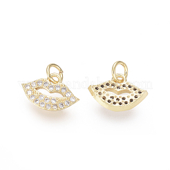 Латунь подвески&nbsp;ZIRC-L087-032G