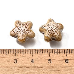 Фарфоровые бусины ручной работы&nbsp;PORC-H013-05-10