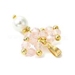 Бусины из ракушек и жемчуга стеклянные подвески&nbsp;PALLOY-MZ00432-01