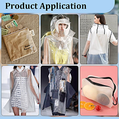 ТПУ прозрачная пленочная ткань&nbsp;DIY-WH0581-77A