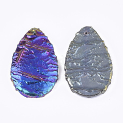 Гальванизированные подвески из яшмы&nbsp;G-S329-026